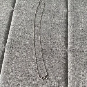 Silver Virgo constellation necklace